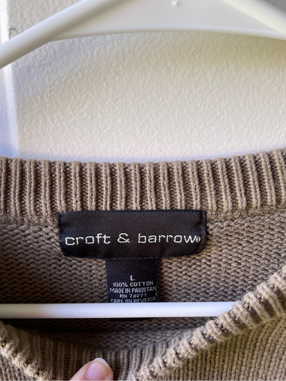 croft & barrow Men's Crewneck Sweater - Picture 2 of 2